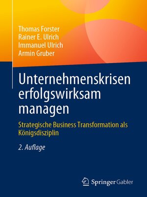 cover image of Unternehmenskrisen erfolgswirksam managen